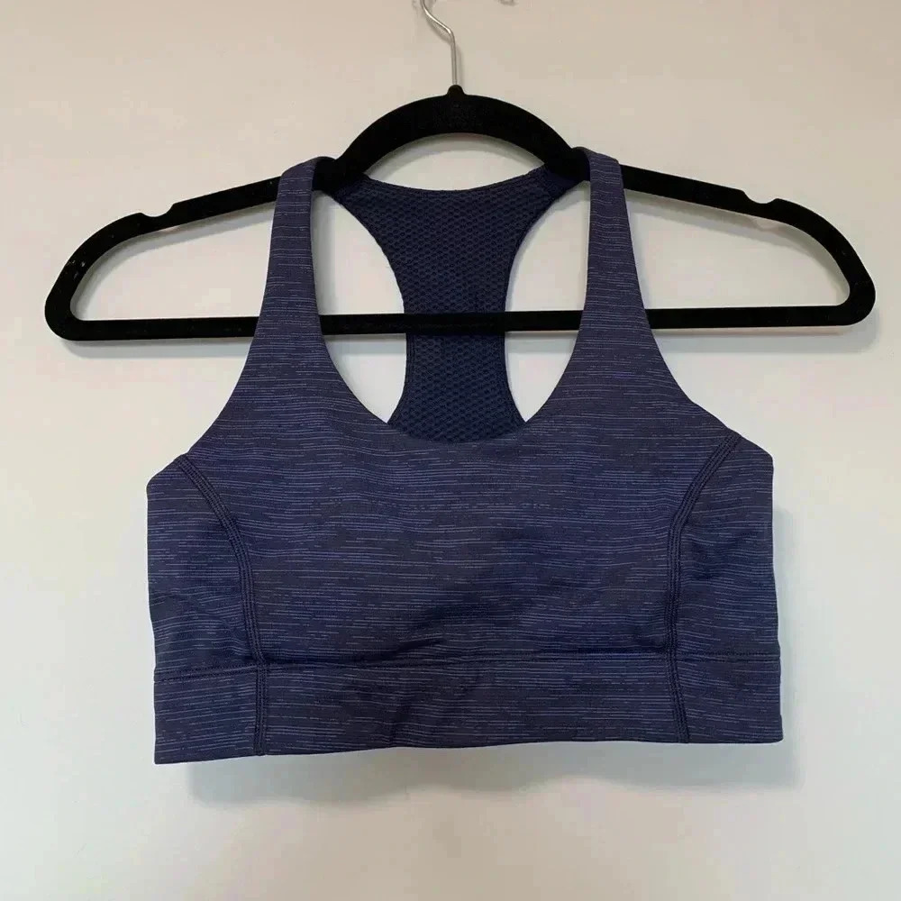 Outdoor Voices blue sports bra